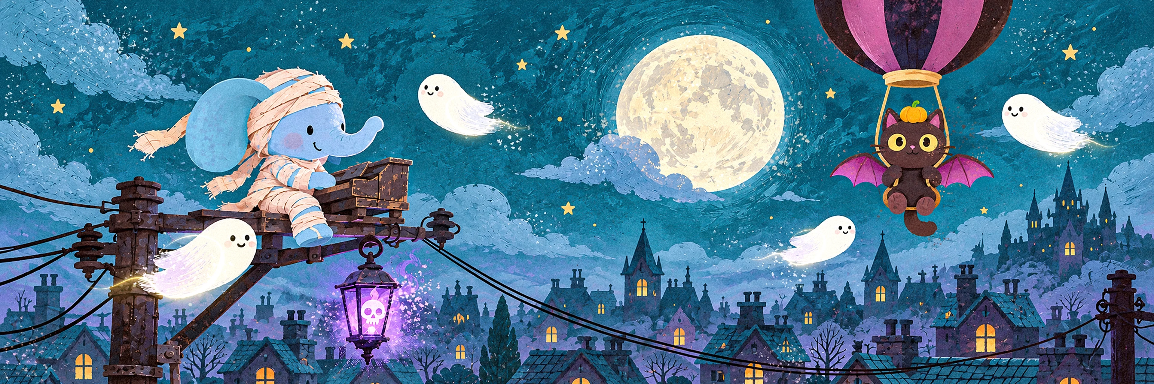 Magische Halloween-Nacht
